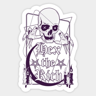 Hex the Rich Sticker